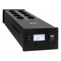 Taga Harmony PC-5000 audio-video 220V tinklo triukšmų  filtras - kondensatorius  su voltmetru 
